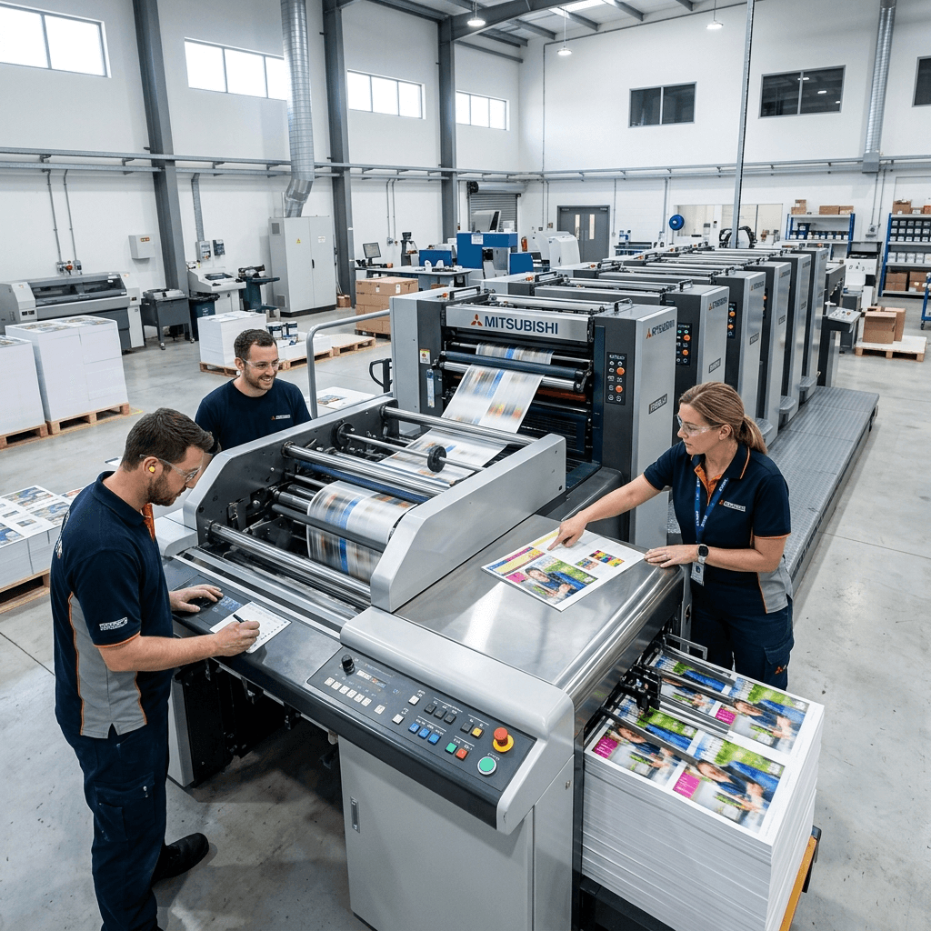 In Thành Trung Đầu Tư Máy In Mitsubishi Mới