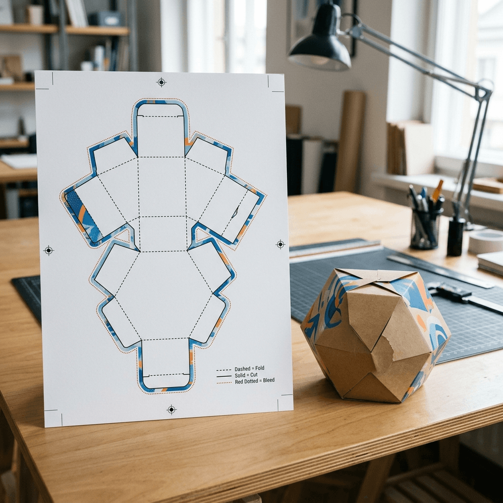 Dieline Bao Bì: Hướng Dẫn Tạo File Chuẩn