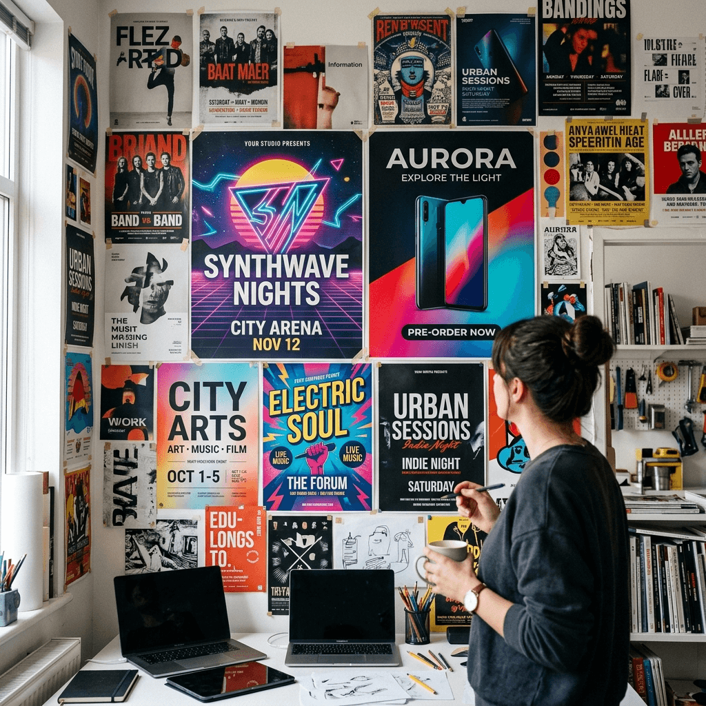 Thiết Kế Poster Quảng Cáo: Bí Quyết & Mẫu Đẹp