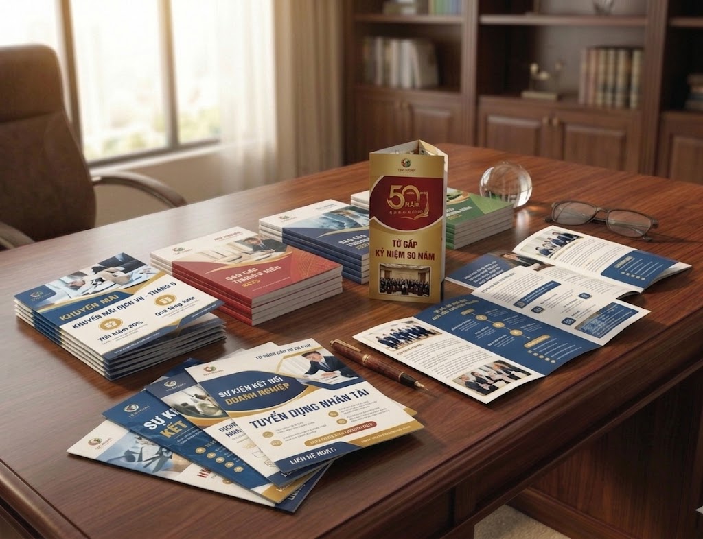 In Tờ Rơi & Brochure chuyên nghiệp tại In Thành Trung Thái Bình